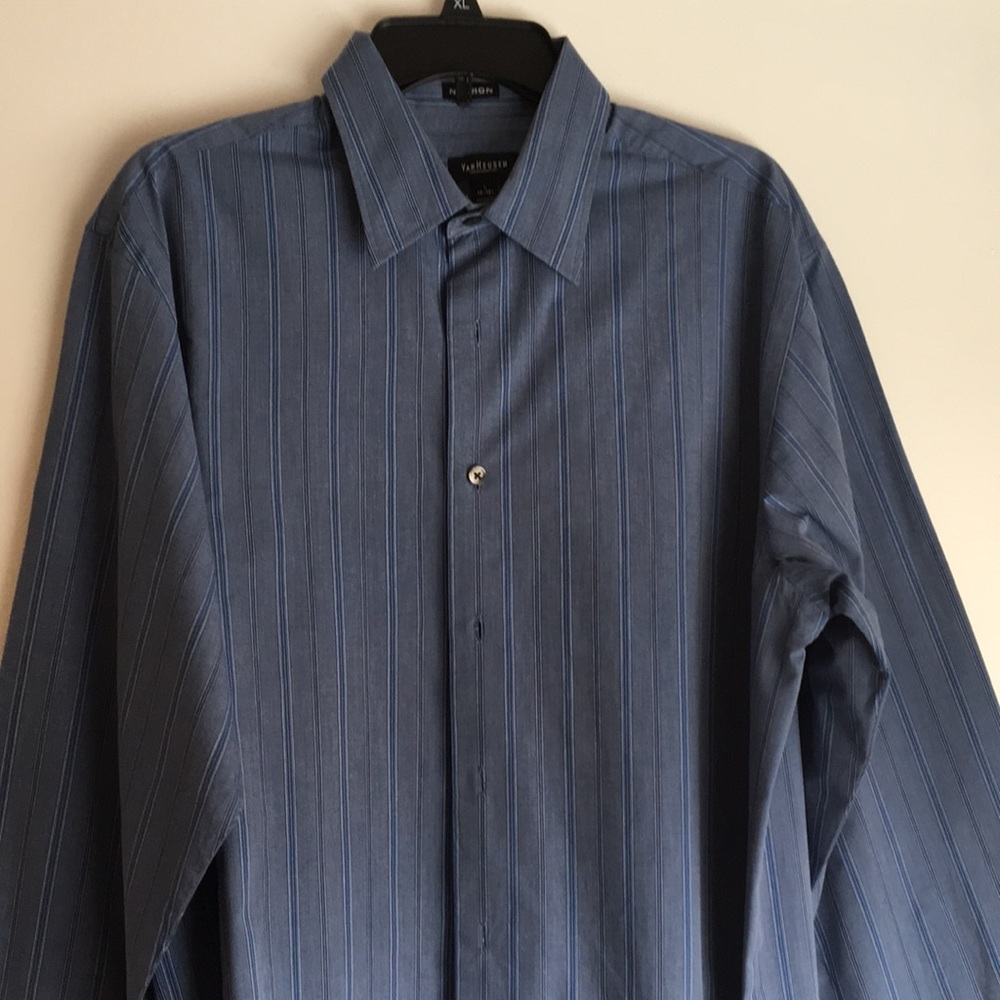 Van Heusen Blue Striped Shirt